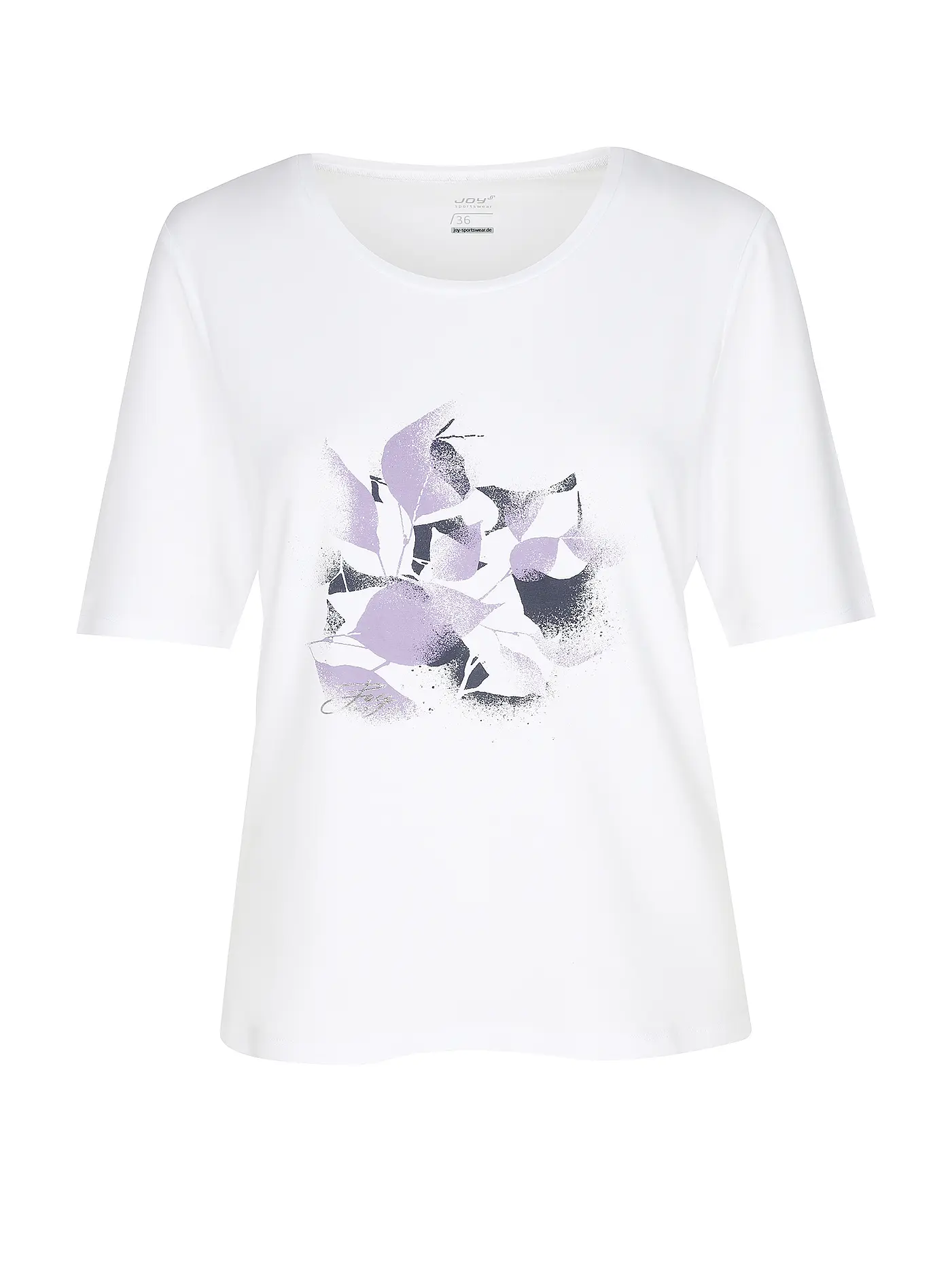 JOY SPORTSWEAR | Damen T-Shirt Melanie Flower Print | weiss